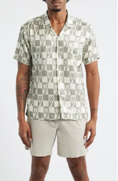 Boardies Print Short Sleeve Button-up Camp Shirt In Multi