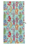 BOARDIES ROBOTS BEACH TOWEL