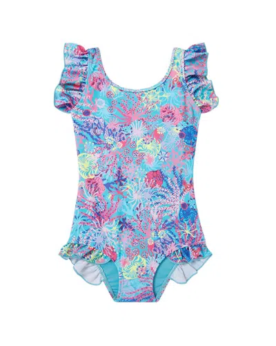 Boardies Kids'  Ruffles Swimsuit In Multi