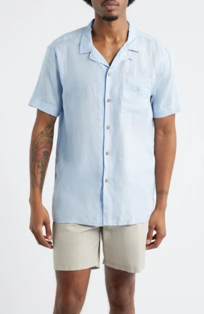 Boardies Short Sleeve Button-up Camp Shirt In Blue