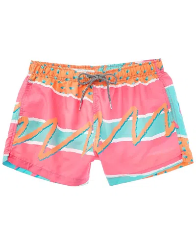Boardies ® Shortie Length Swim Short In Pink