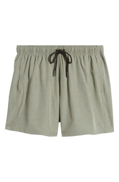 Boardies Stretch Repreve® Recycled Polyester Swim Trunks In Green