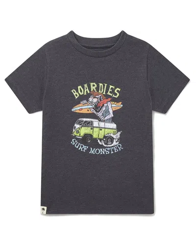 Boardies Kids' ¨ Surf Monster Tee In Gray