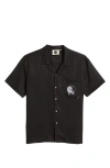 BOARDIES YIN & YAN SHORT SLEEVE BUTTON-UP CAMP SHIRT