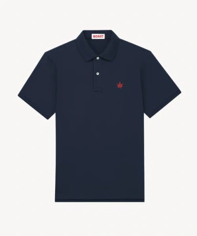 Boast 1983 Classic Pique Polo In Blue