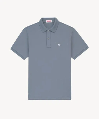 Boast 1983 Classic Pique Polo In Gray