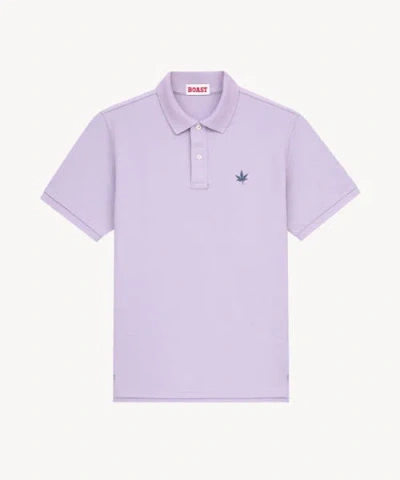 Boast 1983 Classic Pique Polo In Purple