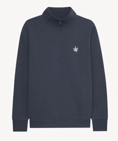 Boast Fleece Quarter Zip In Black