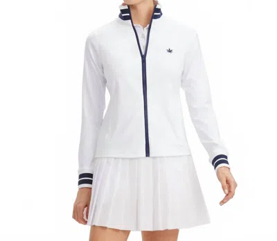 Boast Full Zip Jacket In White