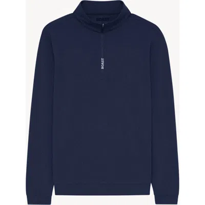 Boast Greenwich Quarter Zip 2.0 In Blue