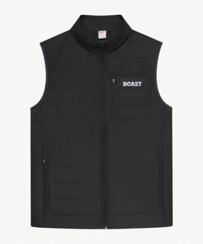 Boast Lightweight Quilted Vest 2.0 In Black