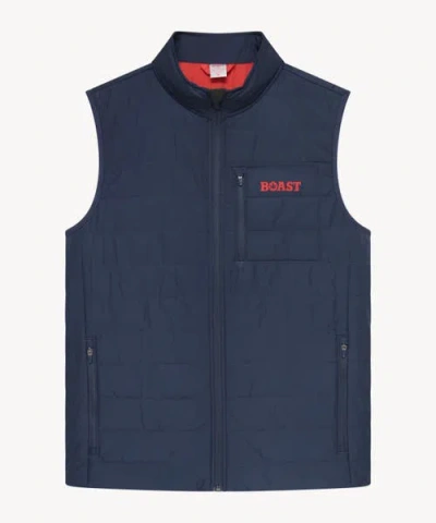 Boast Lightweight Quilted Vest 2.0 In Blue