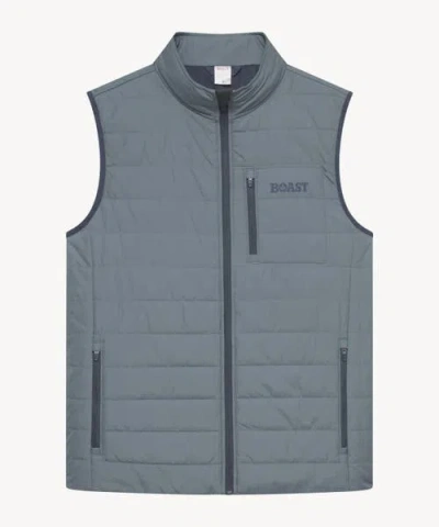 Boast Lightweight Quilted Vest 2.0 In Blue