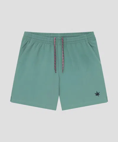Boast Men's Court Short In Seafoam In Green