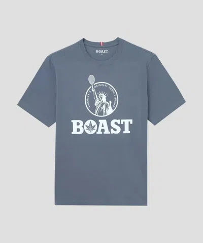 Boast Men's Statue Of Liberty Tee In Vintage Navy In Blue