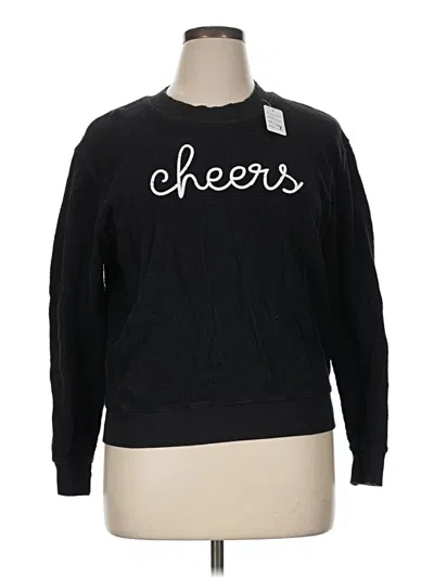 Pre-owned Boat House Apparel Pullover Sweater In Black