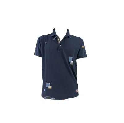 Bob - Polo Piquet Ricamata Blu R00381