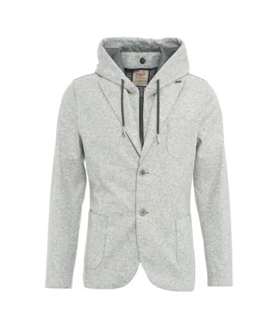 Bob Blazer Jacket With Hood 'lewis' In Grey