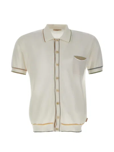 Bob Brett Knitted Shirt In Neutral