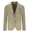 Bob Domi Duna Single-breasted Jacket In Gray