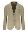 Bob Domi Duna Single-breasted Jacket In Beige