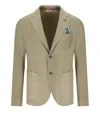 Bob Domi Duna Single-breasted Jacket In Beige