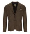 Bob Dover Brown Single-breasted Jacket In Brown