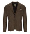 Bob Dover Brown Single-breasted Jacket