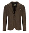 Bob Dover Brown Single-breasted Jacket