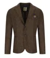 Bob Dover Brown Single-breasted Jacket