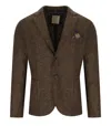 Bob Dover Brown Single-breasted Jacket