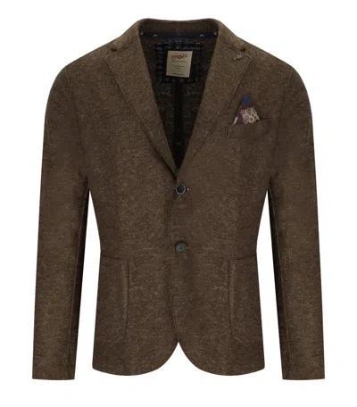 BOB BOB DOVER BROWN SINGLE BREASTED JACKET