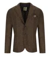 Bob Dover Brown Single-breasted Jacket In Black