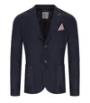 Bob Dover Dark Blue Single-breasted Jacket In Blue