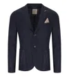 Bob Dover Dark Blue Single-breasted Jacket In Blue