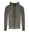 Bob Drop Dark Brown Hoodie In Brown