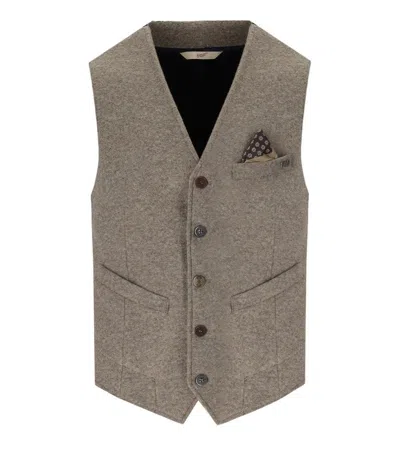 Bob Drug Taupe Single-breasted Vest