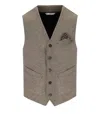 Bob Drug Taupe Single-breasted Vest
