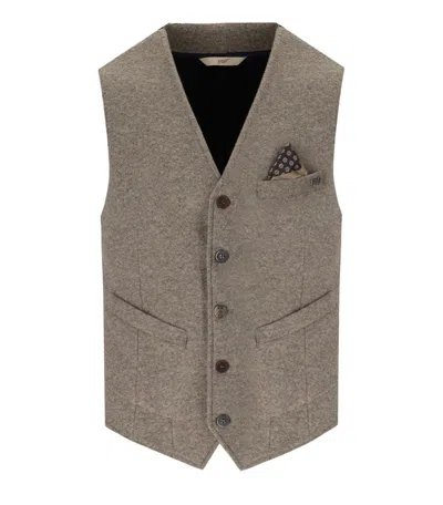 BOB BOB DRUG TAUPE SINGLE BREASTED VEST