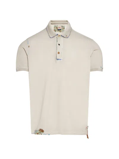 Bob Embroidered Piqué Polo Shirt In Multi