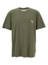 Bob Embroidered-pocket Crew-neck T-shirt In Green