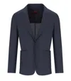 Bob Golden Blue Single-breasted Jacket In Blue