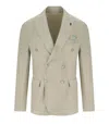 Bob Jamie Beige Double-breasted Jacket
