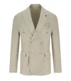 Bob Jamie Beige Double-breasted Jacket