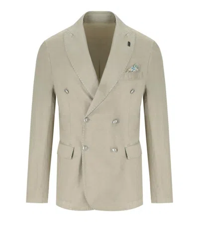 Bob Jamie Beige Double-breasted Jacket