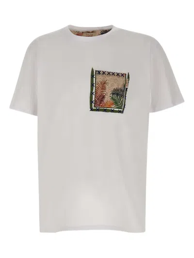 Bob Leaf-print T-shirt In White