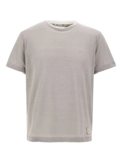 Bob Linen-cotton Blend T-shirt In Gray