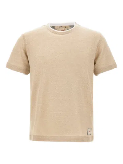 Bob Linen-cotton Blend T-shirt In Neutral