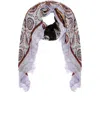 Bob Lucky Multicolored Printed Scarf