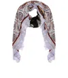 Bob Lucky Multicolored Printed Scarf